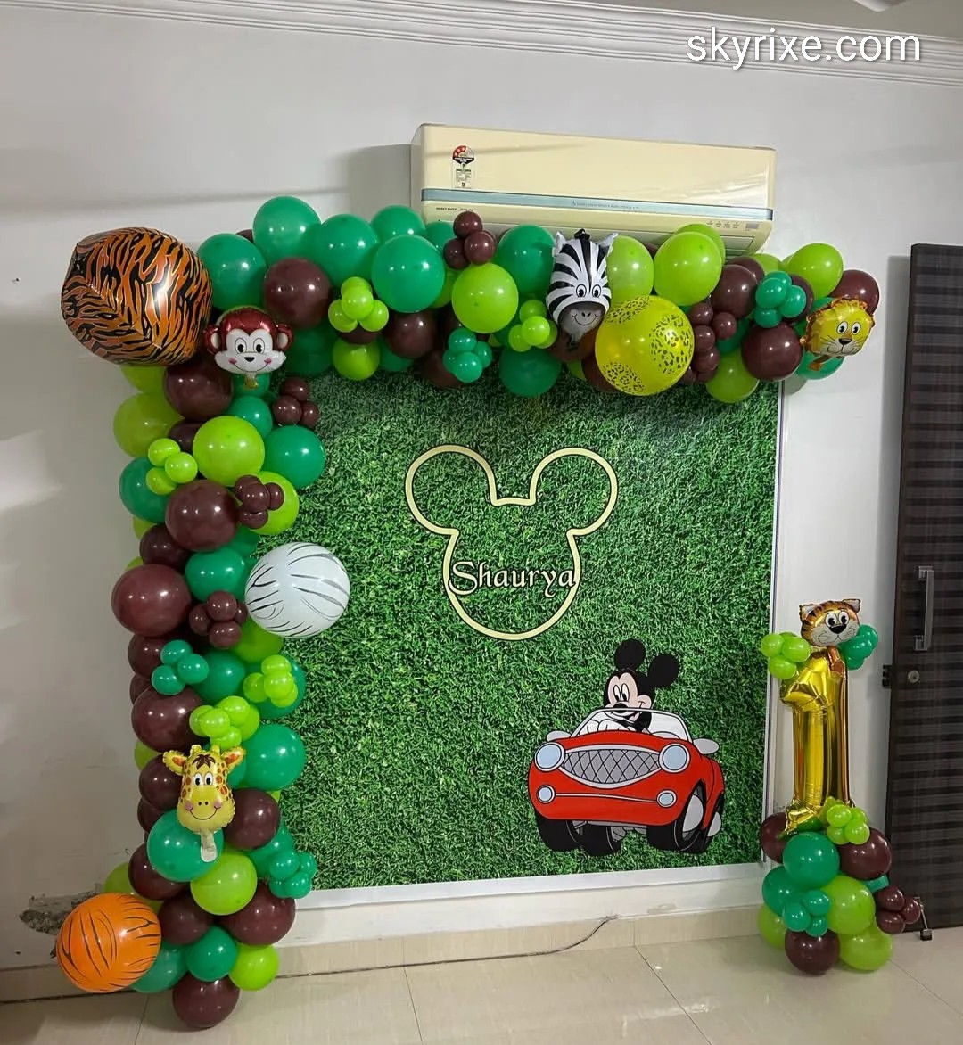 Jungle Safari Theme 1st Birthday