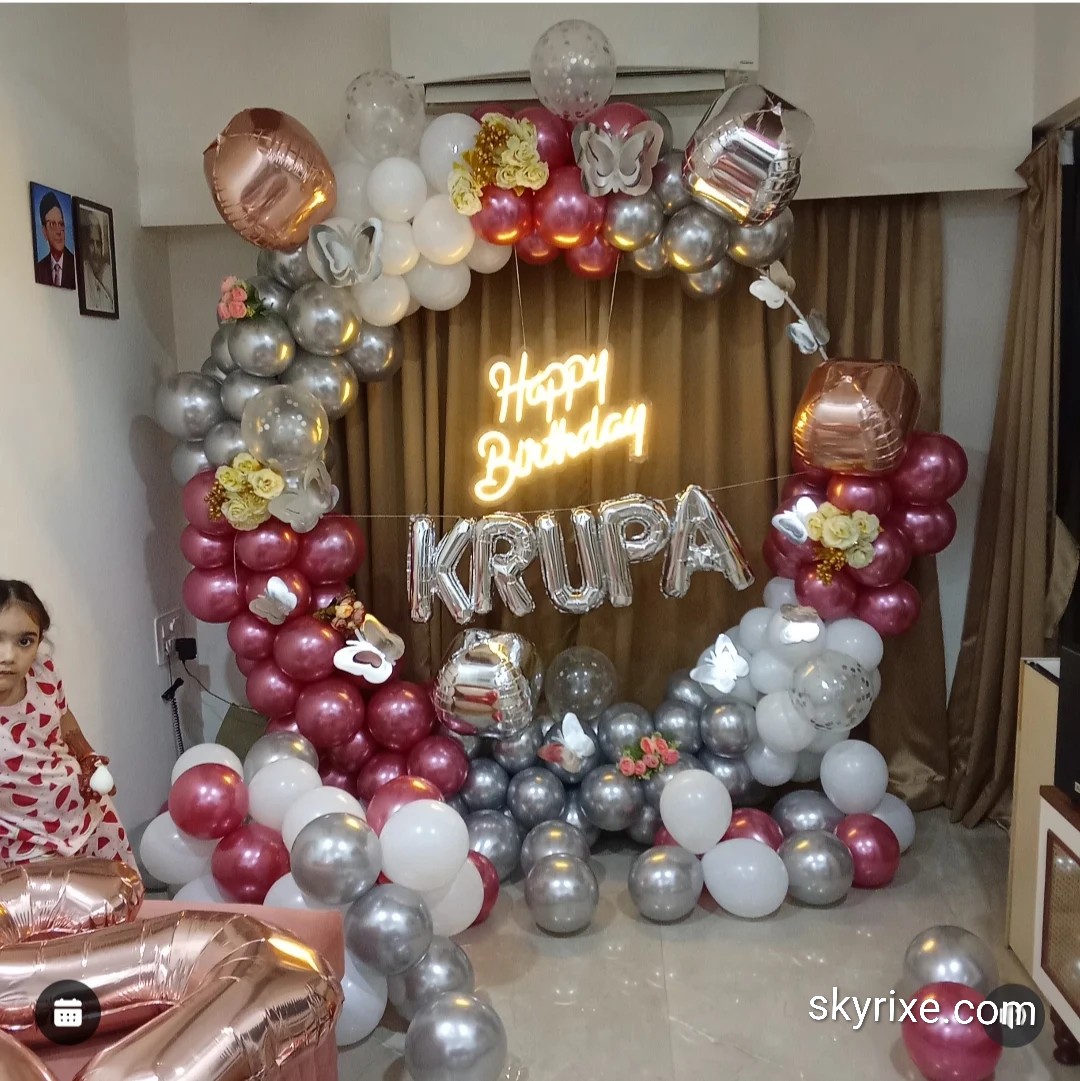 Premium balloon ring backdrop