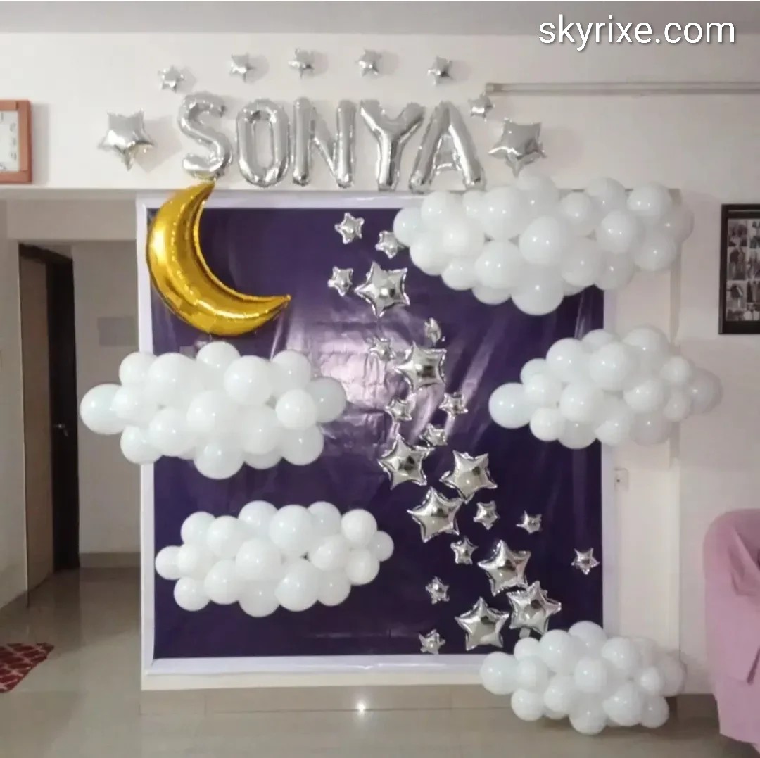 Night Sky Birthday Backdrop