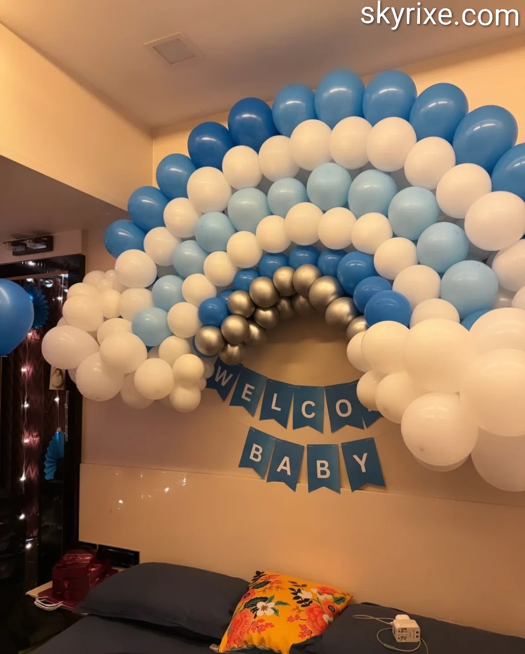 Welcome Baby Balloon decor