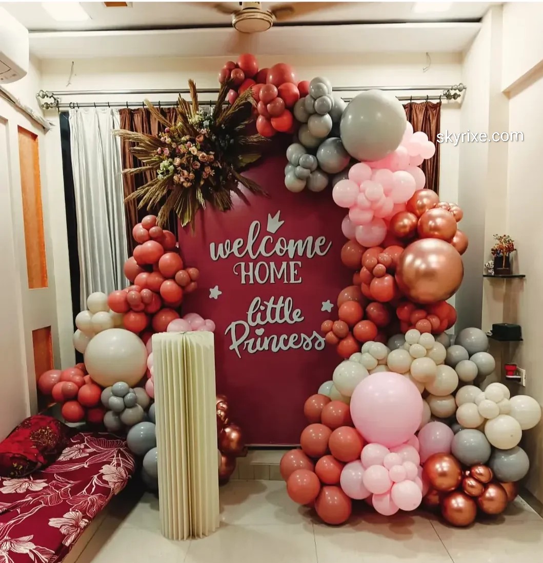 Welcome Little Princess Balloon Decoration