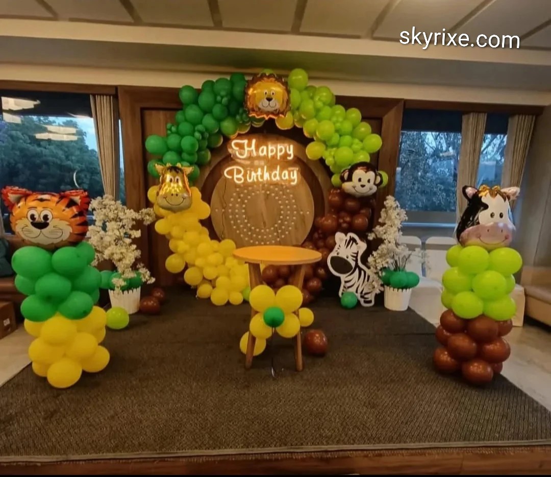 Jungle Safari Birthday Decoration