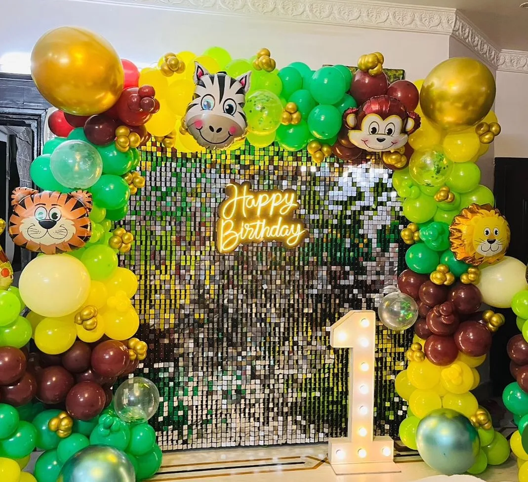 Jungle Safari Birthday Arch