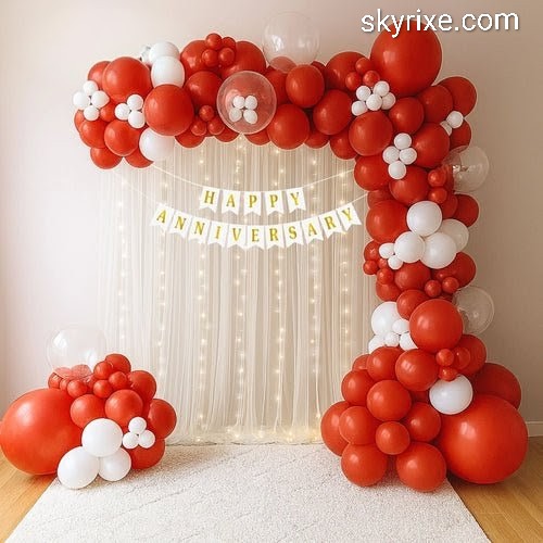Anniversary Arch Backdrop