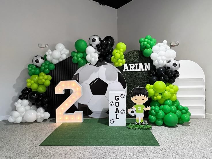 Soccer Goal Birthday Theme