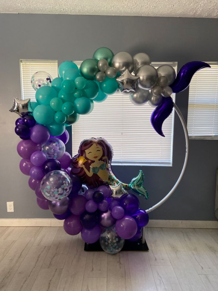 Under the Sea Mermaid Hoop Arch