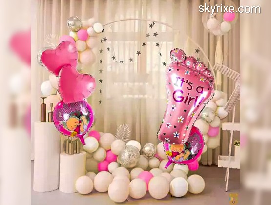 Pink Baby Welcome Decoration