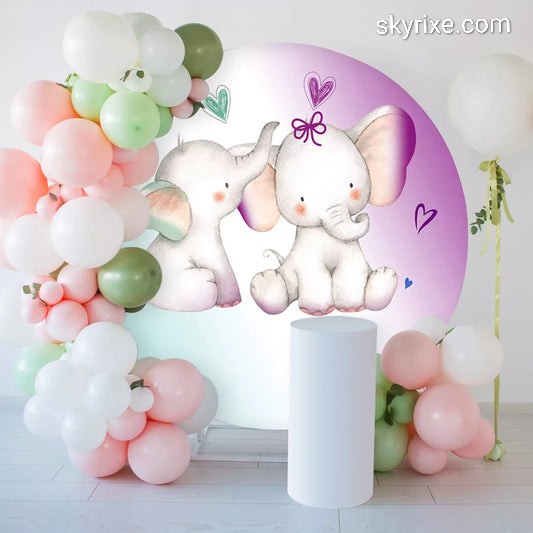 Elephant Baby Shower Balloon Decoration