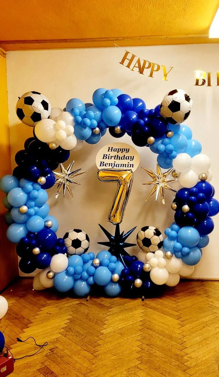 Soccer Theme Birthday Decoration