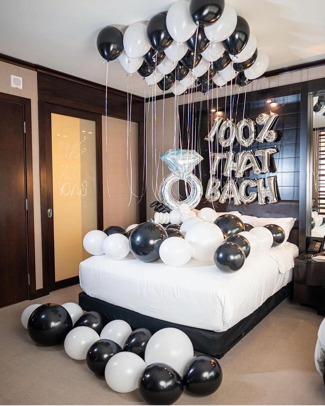 Elegant Bachelorette Bedroom Surprise