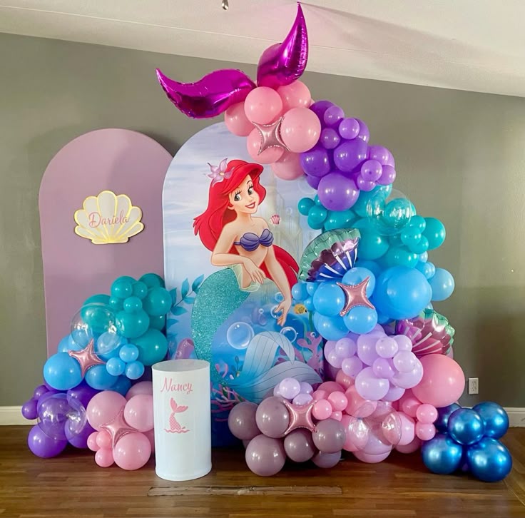 Ariel's Underwater Dream  Balloon Decoration