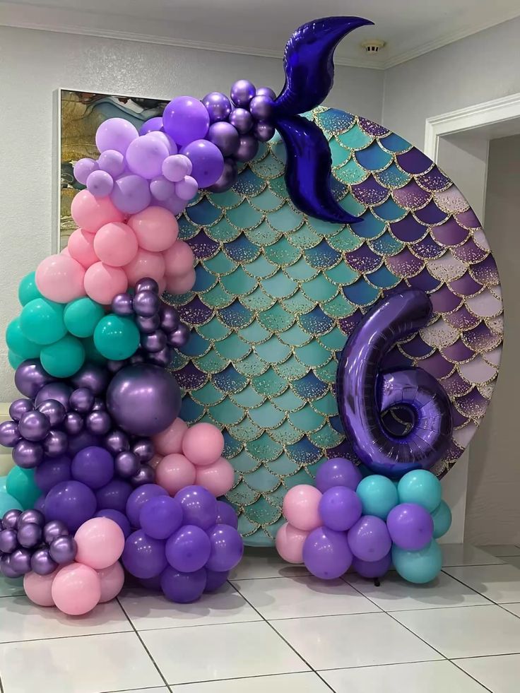 Mermaid Tail Fantasy Backdrop