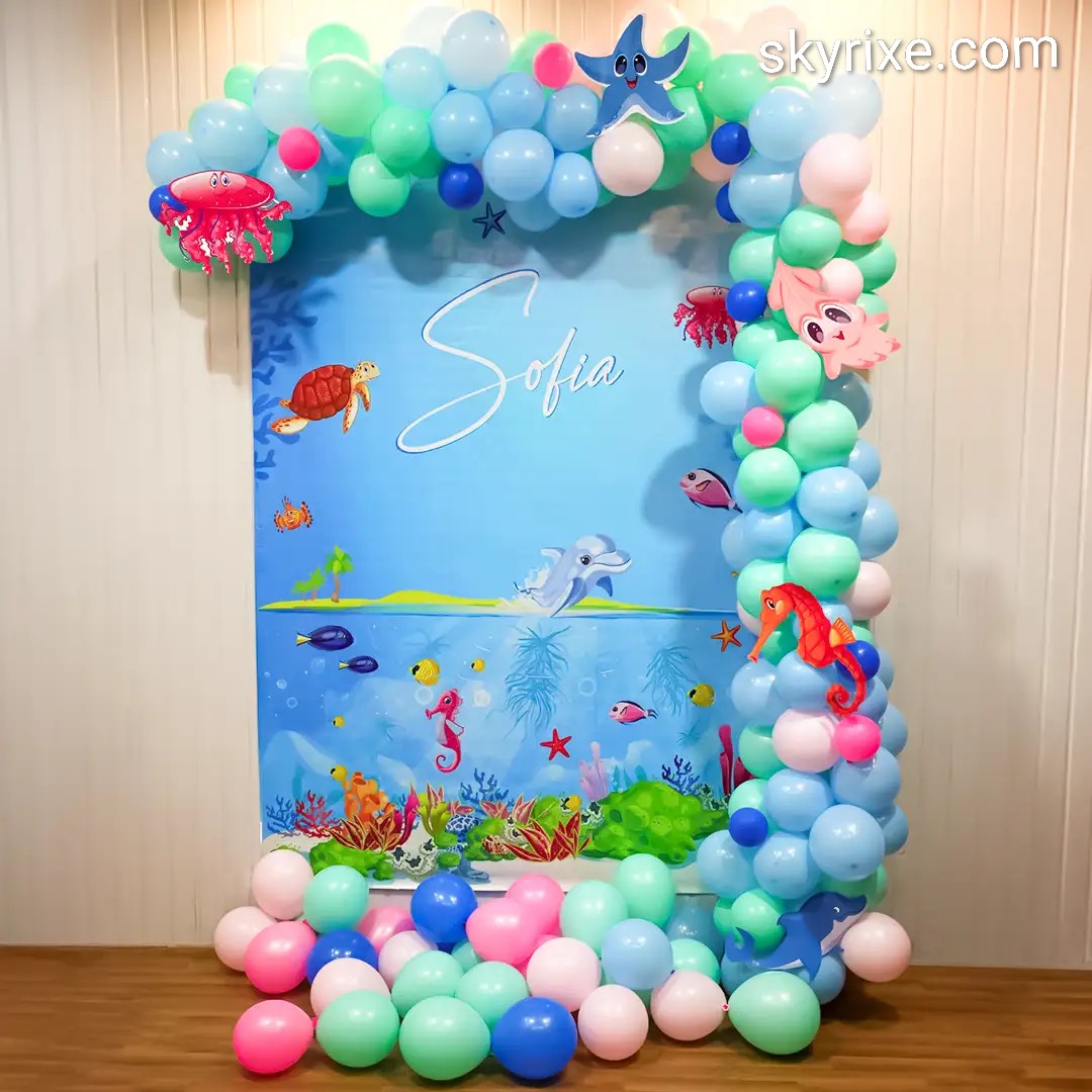Mermaid Ocean Theme Birthday