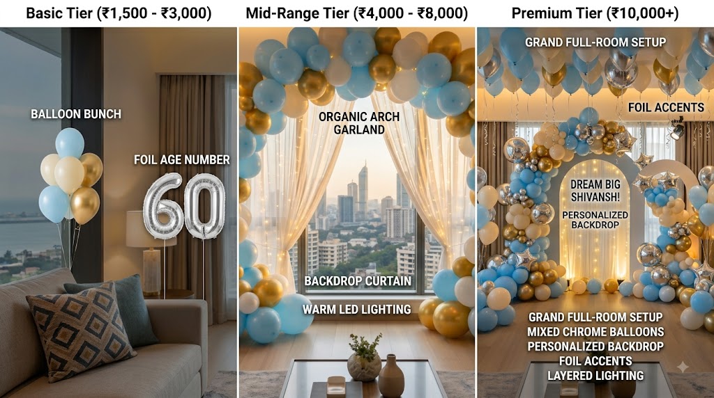 Balloon Decoration in Mumbai: A Real Cost and Budget Guide (What You Actually Pay For)