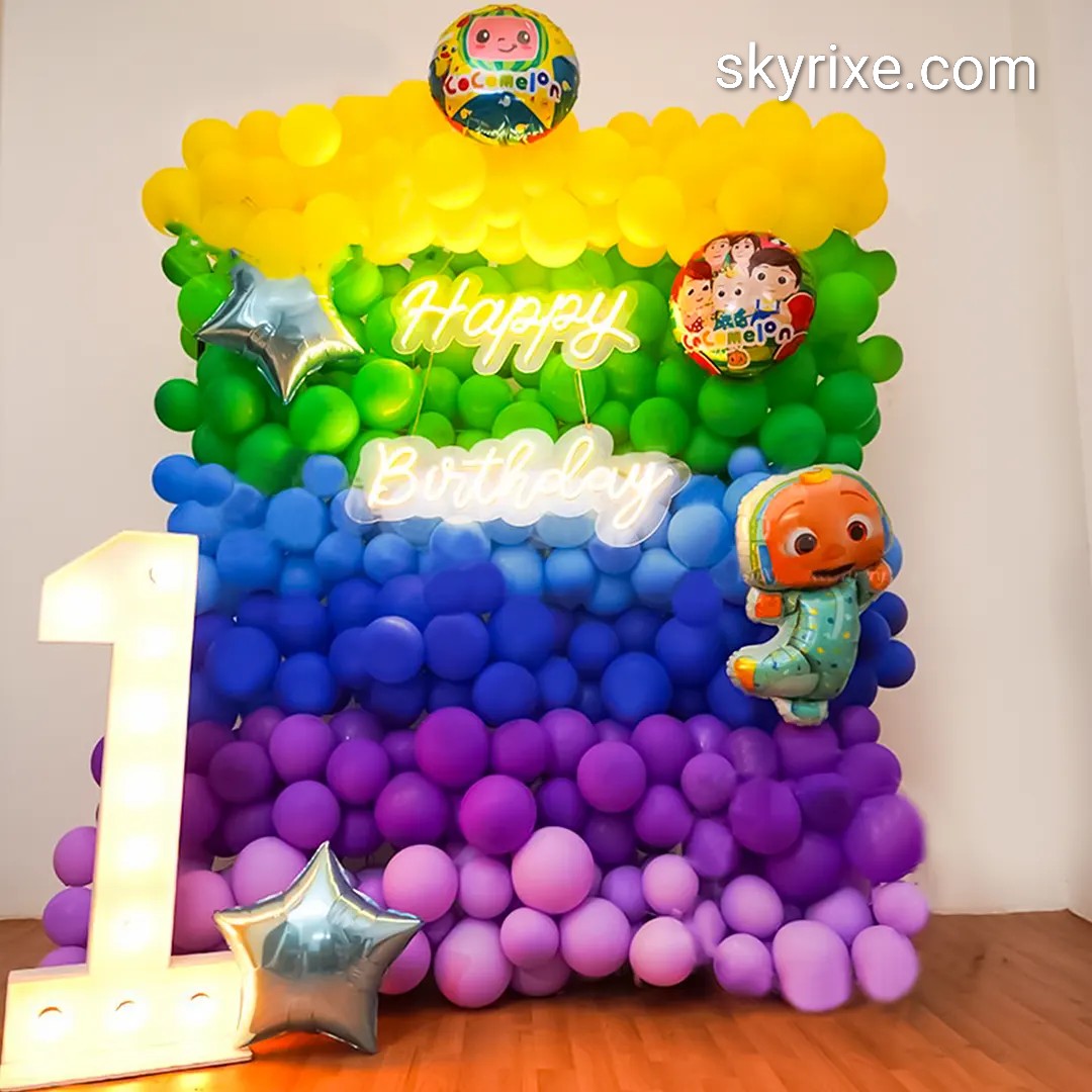 Cocomelon Wall Birthday Decor